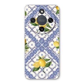 Blue tiles and lemons