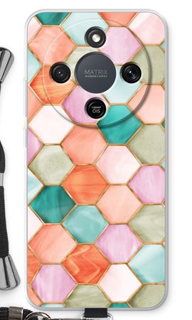 Hexagons in stained glass