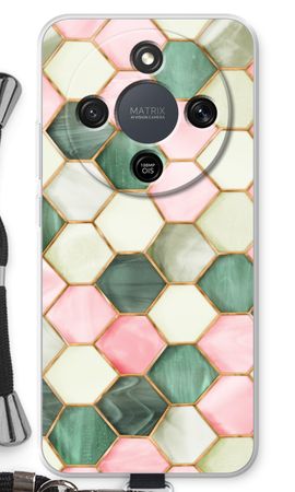 Hexagons in stained glass