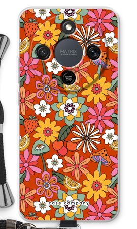 Retro Flowers - Red