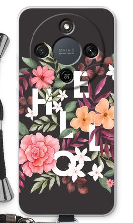 Hello in flowers