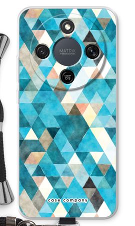 Coloured triangles blue