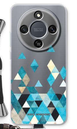 Coloured triangles blue