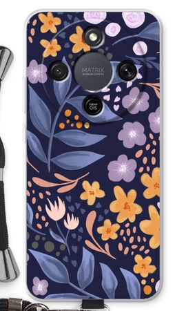 Flowers with blue leaves