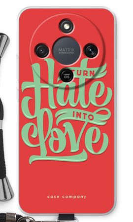 Turn hate into love