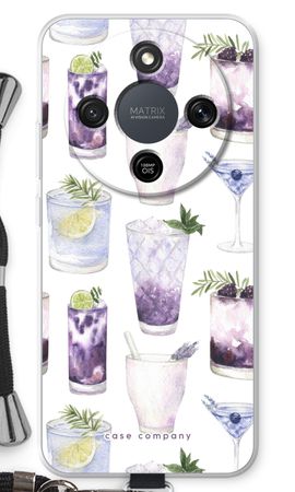 Violet cocktails