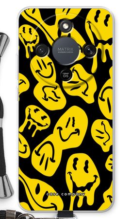 Smältande smiley - Gul