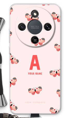 Rosy Butterflies Monogram