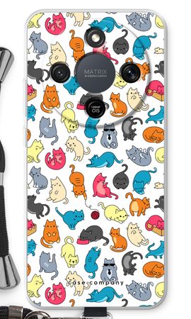 Colourful cats