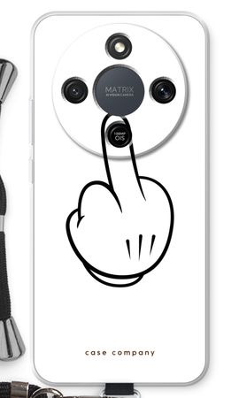 Middle finger white