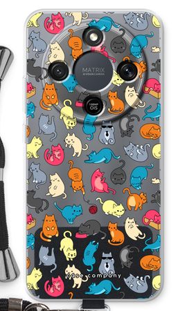 Colourful cats