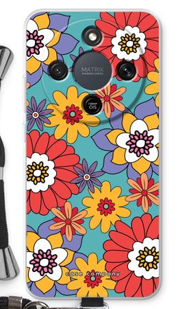 Retro Flowers - Blue