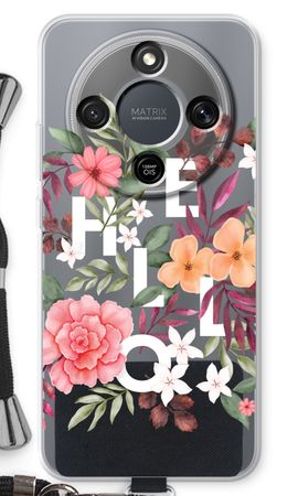 Hello in flowers
