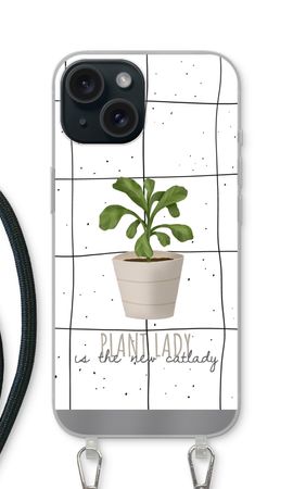 Houseplant on windowpane