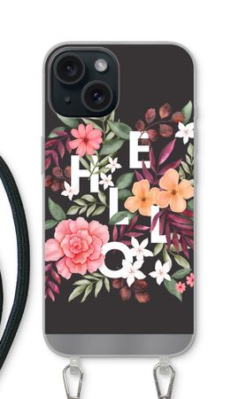 Hello in flowers