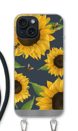 Sunflower and bees