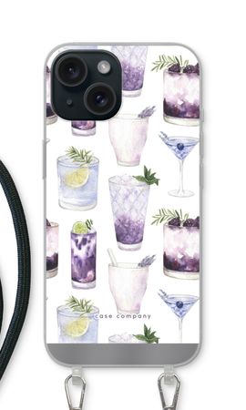 Violet cocktails