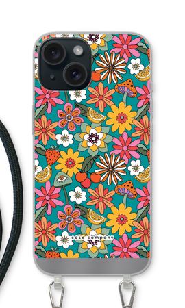 Retro Bloemen N°2 - Blauw