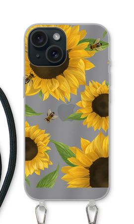 Sunflower and bees