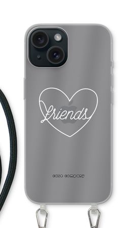Friends heart pastel