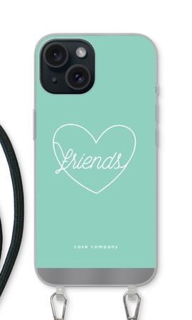 Friends heart pastel