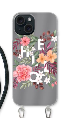 Hello in flowers