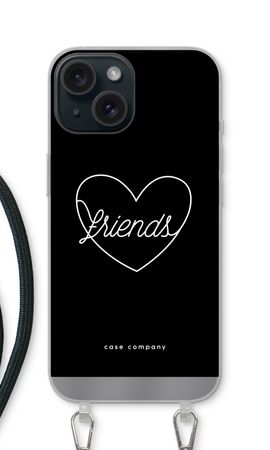 Friends heart black
