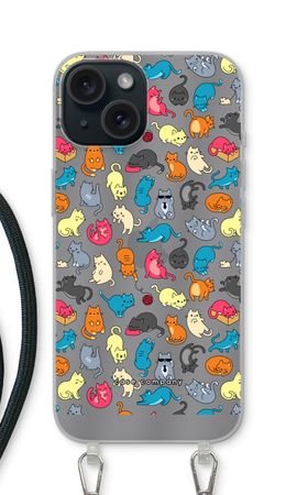 Colourful cats