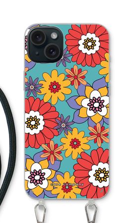 Retro Flowers - Blue