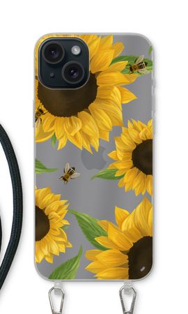 Sunflower and bees