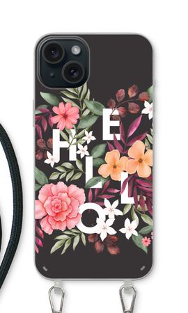 Hello in flowers