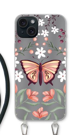 Vlinder in een bloemenwereld