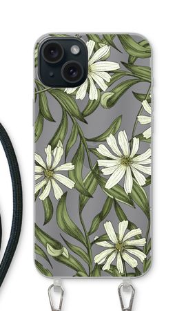 Wit bloemenpatroon