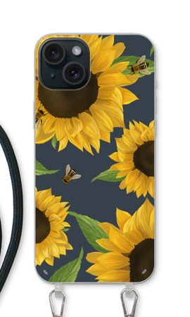 Sunflower and bees