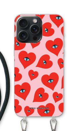 Red heart eyes