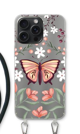 Vlinder in een bloemenwereld