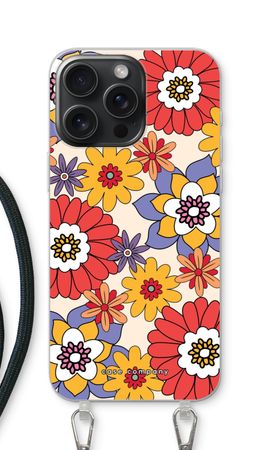 Retro bloemen - Geel