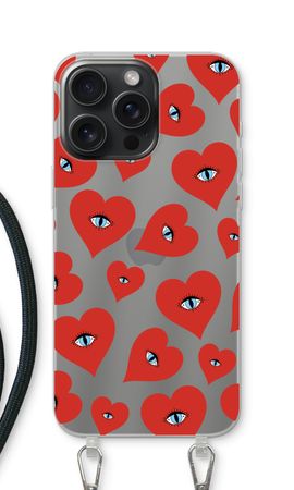 Red heart eyes