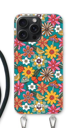 Retro Bloemen N°2 - Blauw