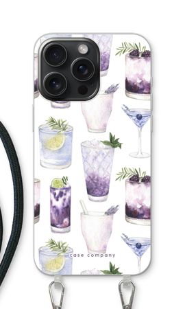 Violet cocktails