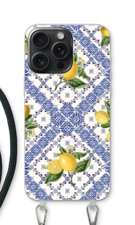 Blue tiles and lemons
