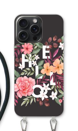 Hello in flowers