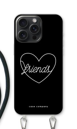 Friends heart black