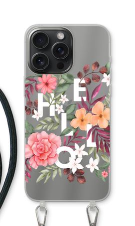 Hello in flowers