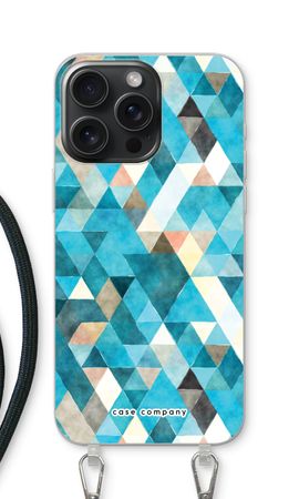 Coloured triangles blue