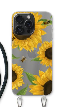 Sunflower and bees