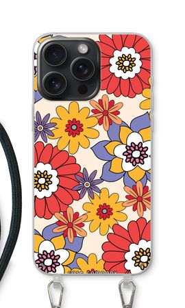 Retro bloemen - Geel