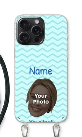 Personalisiertes Gesicht - Streifendesign