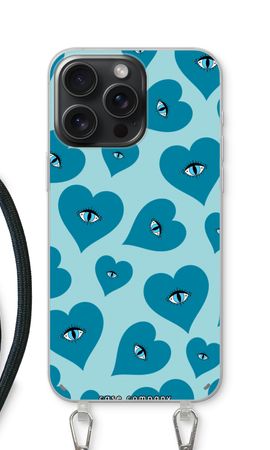 Blue heart eyes
