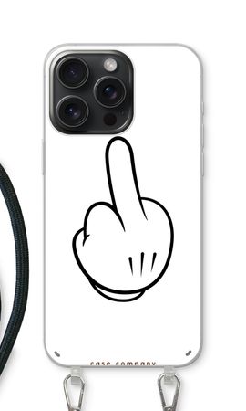 Mittelfinger weiß